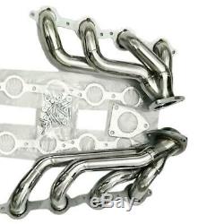 1.75 STAINLESS RACING MANIFOLD SHORTY HEADER For SILVERADO 1500 CHEVY 4.8L 5.3L