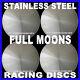 15 Full Moon Hot Rod Racing Disc Hub Caps Solid Wheel Covers Rims New Set Of 4