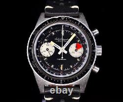 1960s Jules Jurgensen Stainless Steel Racing Chronograph Landeron 248 serviced