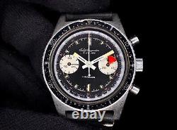 1960s Jules Jurgensen Stainless Steel Racing Chronograph Landeron 248 serviced