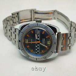 1970s Vintage Timex F1 Racing Rally Drivers Style watch