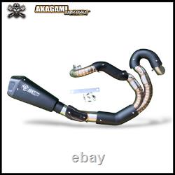 2-1 Exhaust Fits Harley V-Rod Muscle 2009-2017 Stainless Steel Racing Sound