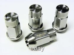 20 Closed End Stainless Steel Drag Racing Lug Nuts 14x1.5 For 2015 + Mustang