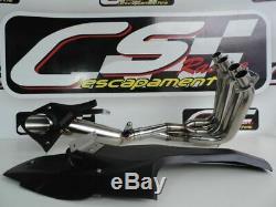 2007-12 Honda CBR600RR Full Exhaust Muffler + Headers + dB Killer CS Racing
