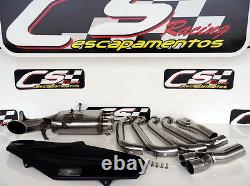 2010-2014 BMW S1000RR CS Racing Full Exhaust + Header + dB Killer Deep Sound