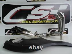 2013-21 Honda CBR600RR Full Exhaust Muffler CS Racing Non-ABS only Deep Sound