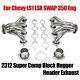 2312 Racing Block Hugger Header Exhaust For Chevy Ls1 Lsx Swap 350 Eng Shorty