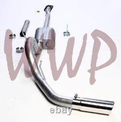 3 CatBack Exhaust System & 4 Stainless Steel Tip 09-14 Ford F150 Pickup Truck