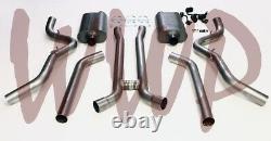 3 Header Back Exhaust System With Mufflers 67-69 Chevy Camaro/Pontiac Firebird