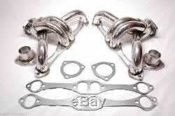 350 327 305 CHEVY STAINLESS STEEL HEADERS HUGGER SBC EXHAUST Manifolds Racing