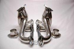 350 327 305 CHEVY STAINLESS STEEL HEADERS HUGGER SBC EXHAUST Manifolds Racing