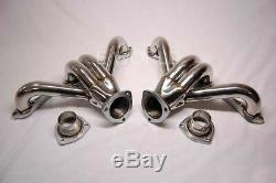 350 327 305 CHEVY STAINLESS STEEL HEADERS HUGGER SBC EXHAUST Manifolds Racing