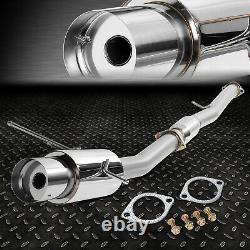 4.5 Muffler Tip Racing Catback Exhaust For 02-07 Subaru Wrx/sti Gd/gg Ej20/ej25