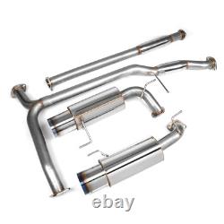 4.5dual Burnt Tip Stainless Steel Racing Catback Exhaust 98-02 Accord V6 Cg/cg2