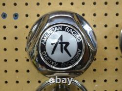 4 American Racing Stainless Steel Center caps for 8 lugs 1515001S