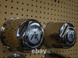 4 American Racing Stainless Steel Center caps for 8 lugs 1515001S