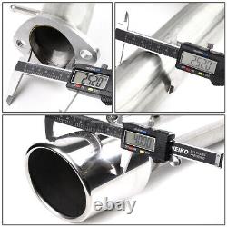 4 Dual Muffler Tip Catback Racing Exhaust System For 96-04 Ford Mustang V8 Sn95