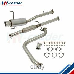 4 Muffler Tip Stainless Racing Exhaust System JDM for 97-01 Prelude BB6