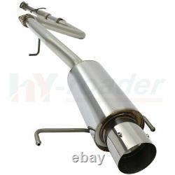 4 Muffler Tip Stainless Racing Exhaust System JDM for 97-01 Prelude BB6