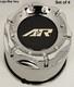 4 New 1425000916 American Racing Stainless Steel 4.25 Bore Push Thru Center Caps