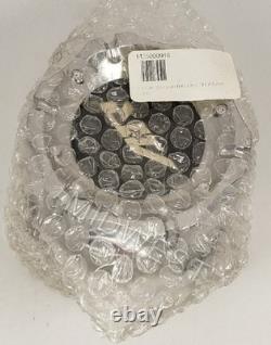 4 New 1425000916 American Racing Stainless Steel 4.25 Bore Push Thru Center Caps