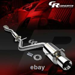 4 Rolled Muffler Tip Catback Racing Exhaust System For 01-05 Lexus Is Xe10 2jz