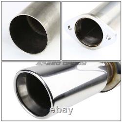 4 Rolled Tip Racing Catback Exhaust System For 12-16 Sonic T300 1.4/1.6/1.8l