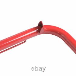 48-49 Universal Stainless Steel Racing Harness Bar Seat Belt Roll Rod Bar Red