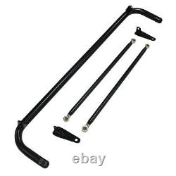 48 Racing Seats Seatbelt/Seat Belt Harness Bar Kit Chassis Roll Black for Auto