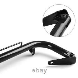 49 Black Universal Stainless Steel Racing Safety Seat Belt Roll Harness Bar Rod