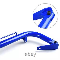 49 Blue Stainless Steel Racing Safety Chassis Seat Belt Roll Harness Bar Rod