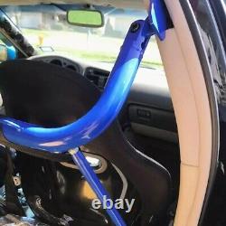 49 Blue Stainless Steel Racing Safety Seat Belt Harness Bar Across Tie Rod