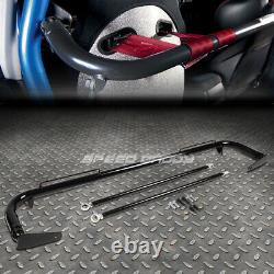 49 Stainless Steel Racing Safety Seat Belt Chassis Roll Harness Bar Rod Black