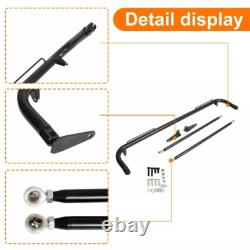 49 Stainless Steel Racing Safety Seat Belt Chassis Roll Harness Bar Rod Kit