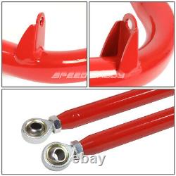 49 Stainless Steel Racing Safety Seat Belt Chassis Roll Harness Bar Rod Red