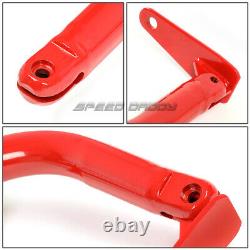 49 Stainless Steel Racing Safety Seat Belt Chassis Roll Harness Bar Rod Red