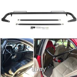 49 Universal Racing Harness Bar Stainless Steel Safety Seat Belt Chassis Rol