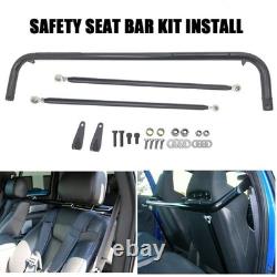 49 Universal Stainless Steel Racing Safety Seat Belt Chassis Roll Harness Ba