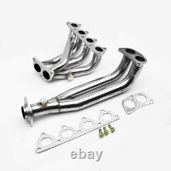 4burnt Muffler Tip Catback Exhaust+racing Header Manifold For CIVIC Eh/em 2/4dr