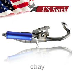 50CC Exhaust Muffler Pipe System Scooter Moped Racing For Yamaha Breeze Jog