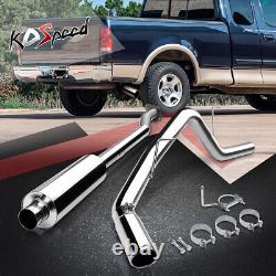 97-04 Ford F150 4.6/5.4 V8 3 Tip Stainless Steel Racing Catback Exhaust System