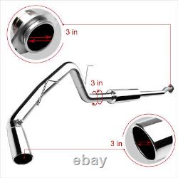 97-04 Ford F150 4.6/5.4 V8 3 Tip Stainless Steel Racing Catback Exhaust System