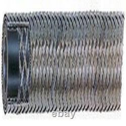 Aeroquip FCA0820#8 AN Stainless Steel Racing Hose with Silver S/S Cover, 20ft