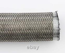 Aeroquip FCA1215 12AN Braided Stainless Steel Racing Hose 15 Ft Fuel Line