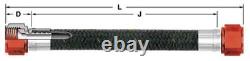 Aeroquip FCA1215 12AN Braided Stainless Steel Racing Hose 15 Ft Fuel Line
