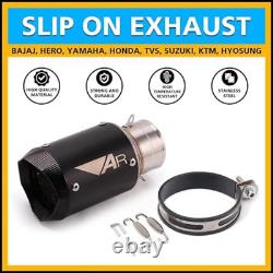 Austin Racing AR Sports Silencer Stainless Steel Black Universal Fit Exhaust