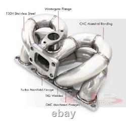 B16 B18 Civic Integra Vtec T3/T4 T3 Flange Equal Length Turbo Header Manifold