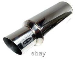 BLOX Racing BXEX-00100 Stainless Steel Universal Street Muffler with Silencer