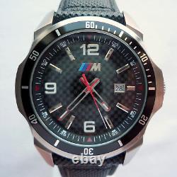 BMW M Power Motorsport Carbon Dial Racing Competition Car Accessory Swiss Watch