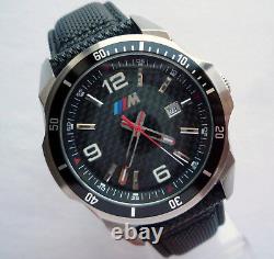 BMW M Power Motorsport Carbon Dial Racing Competition Car Accessory Swiss Watch